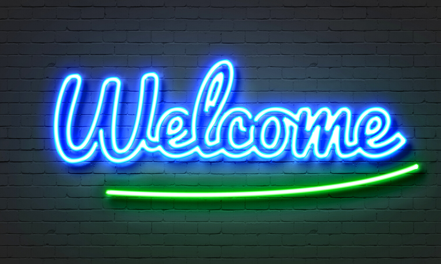 Welcome Neon Sign